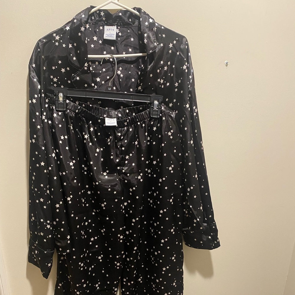 Polyester Star-Pattern pajama set